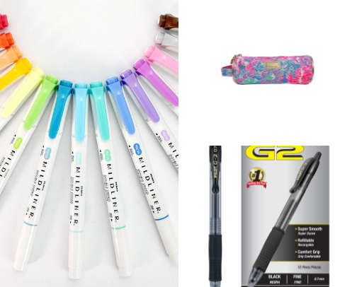 School essentials !!📚💗😇 cover photo collage