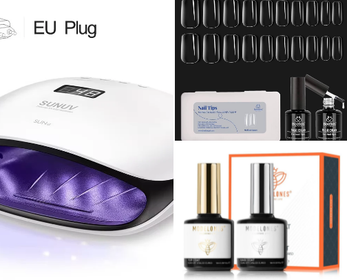 The perfect nail home starter kit cover photo collage