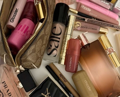 Products I used when I started makeup cover photo collage