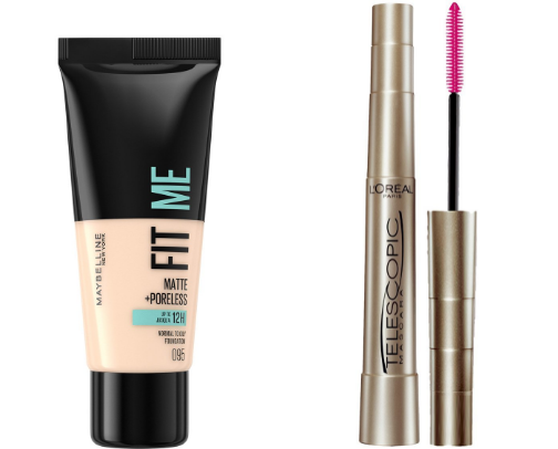 drugstore makeup favorites cover photo collage