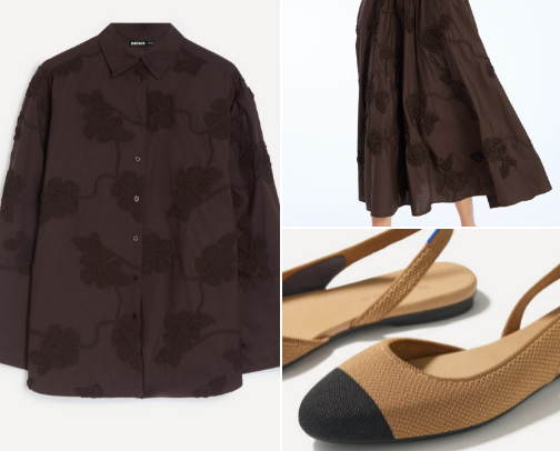 Chocolate neutrals & timeless vibes 🤎 cover photo collage