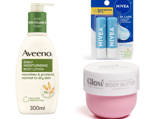 Skincare cover photo collage