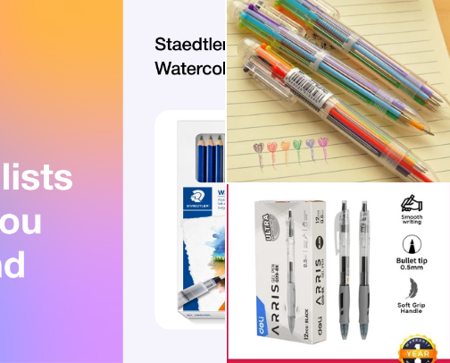 SCHOOL SUPPLIES cover photo collage