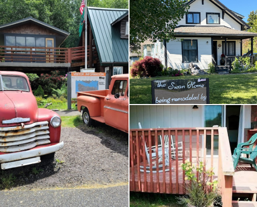 A Perfect Weekend in Forks, WA cover photo collage