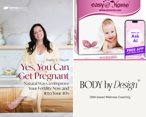 What Helped Me Get Pregnant Naturally At 41 cover photo collage