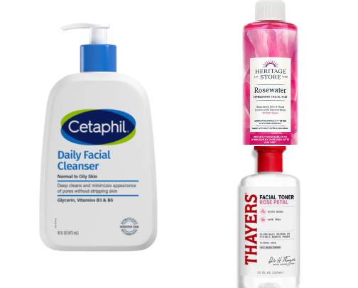 Skincare MUST HAVES (oily skin) cover photo collage