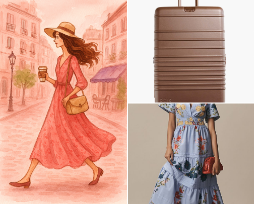A Girl’s Guide to European Vacation Must-Haves cover photo collage