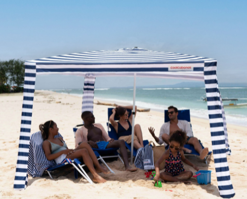 Beach essentials cover photo collage