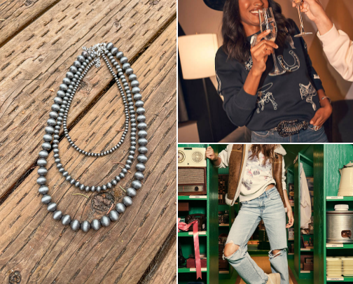 Casual Western Closet Staples 🤠🤍🪩 cover photo collage