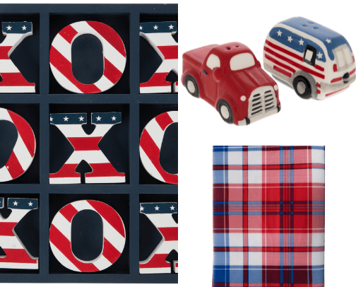 Red, White & Blue cover photo collage