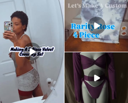 🌹Rarity Rose | handmade custom apparel🧵🪡 cover photo collage