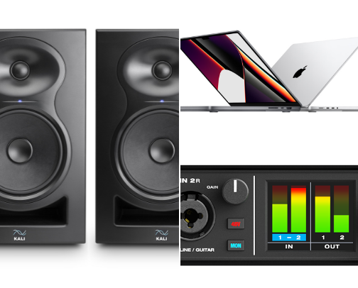 My Budget Home Recording Studio Setup cover photo collage