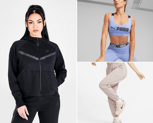 My favorite sportswear 🤸🏽‍♀️ cover photo collage