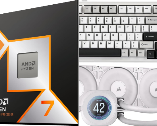 Everything my husband used to build his PC cover photo collage