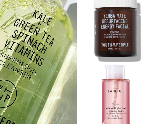 Glowy skin essentials 🌟 cover photo collage