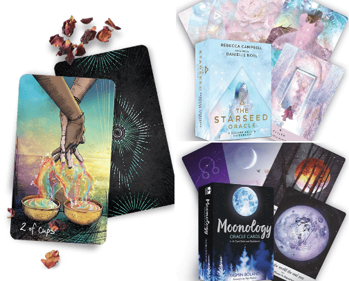 Tarot and Oracle Favs cover photo collage