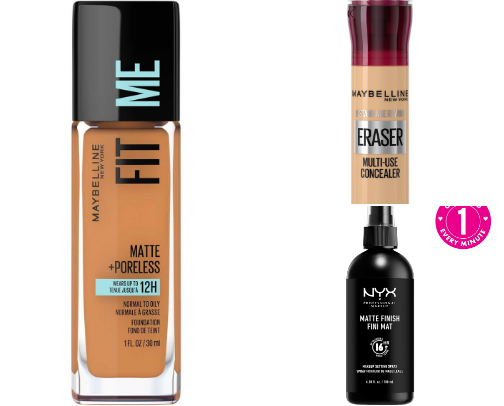 My go to makeup products as a slightly alternative queen cover photo collage