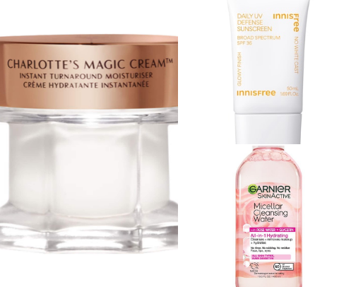 Face products cover photo collage