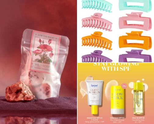 Glam & Glow Gift Picks cover photo collage
