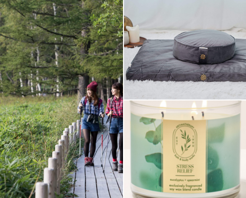 Natural Coping Techniques for Anxiety cover photo collage