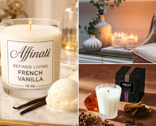 Candles Worth the Hype cover photo collage