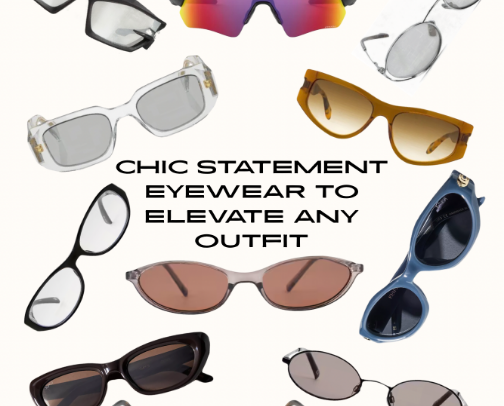 Chic Statement Eyewear To Elevate Any Outfit cover photo collage
