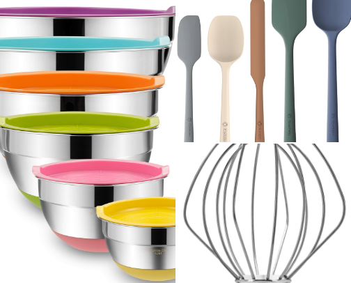 Must-Have Mixing Tools for Beginner Bakers cover photo collage