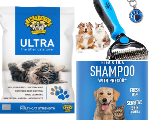 Dog and cat go to's cover photo collage