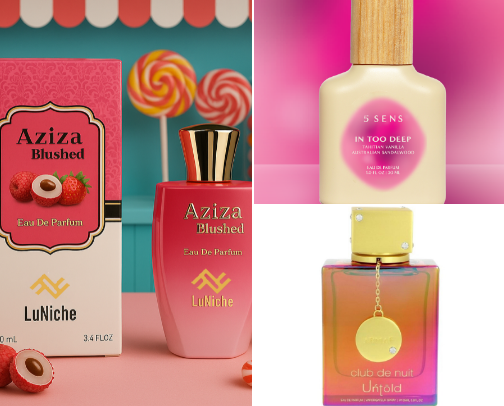 The Prettiest Scents cover photo collage