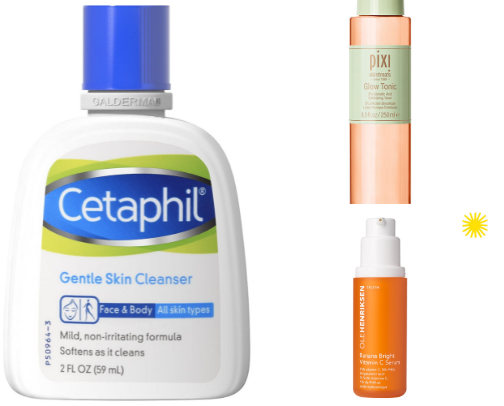 Skin Care Routine cover photo collage