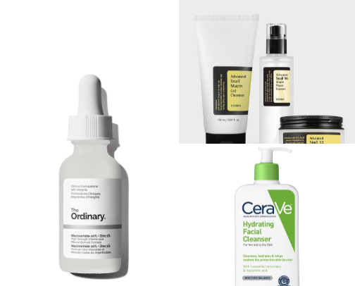 Popular Skincare Brands for Oily Skin ⭐️ cover photo collage