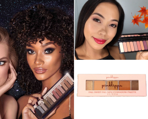 Fall makeup cover photo collage