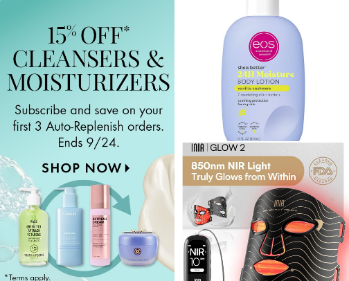 skincare: face and body cover photo collage