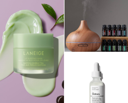 skincare (and self-care) favs! cover photo collage