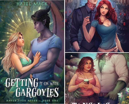 Cozy Monster Romance cover photo collage