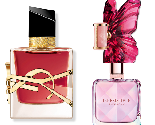Newly released perfumes cover photo collage