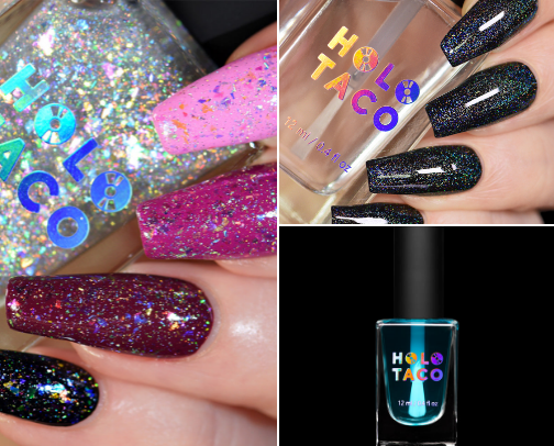 Holo Taco: The Ultimate Nail Lacquer cover photo collage