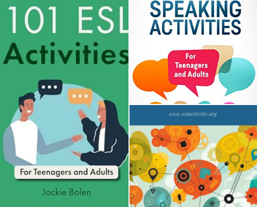 PDF Free - Resources for 101 ESL Activities: For Teenagers and Adults (Teaching ESL/EFL to Teenagers and Adults) cover photo collage