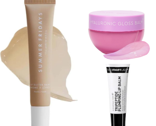 lip care products 💄 cover photo collage