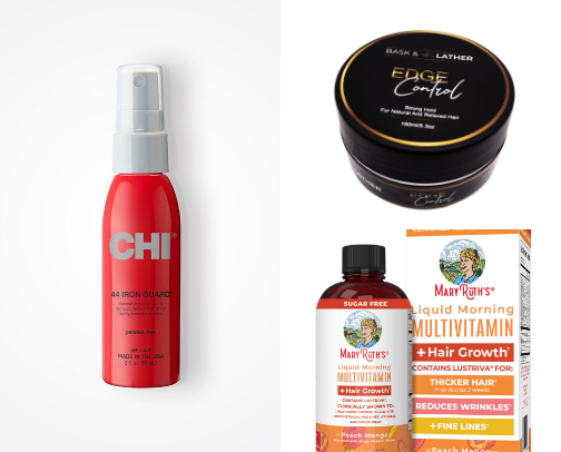 My favorite Haircare recs cover photo collage