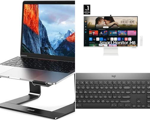 Work from home must haves for your home office! cover photo collage