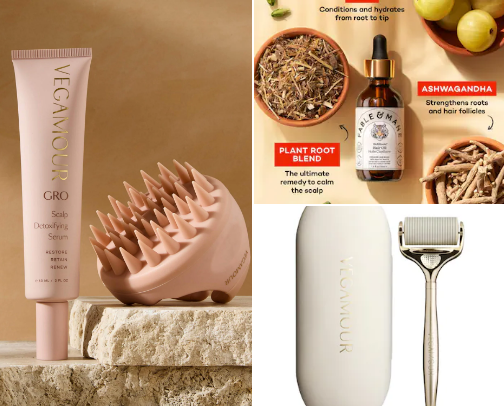 hair growth treatments…. cover photo collage