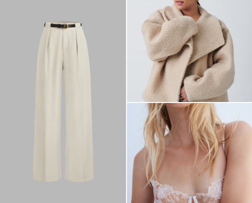 Workwear outfit 🤍🤎 cover photo collage