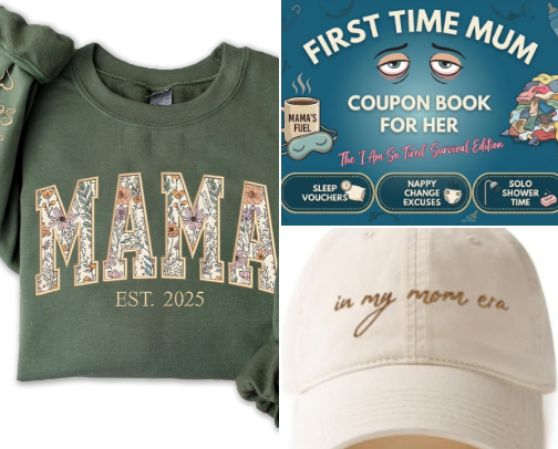 Mothers Day Gifts for First Time Moms 👶🧑‍🍼🩷 cover photo collage