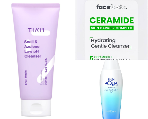 Skincare cover photo collage