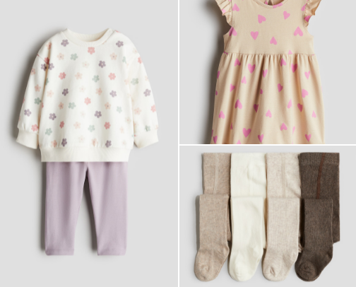 Toddlers wardrobe cover photo collage