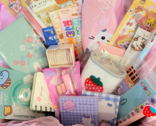 ♥︎ Stationary Galore ♡ cover photo collage