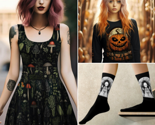 Spooky and Chic: Unleash Your Gothic Side This Season cover photo collage