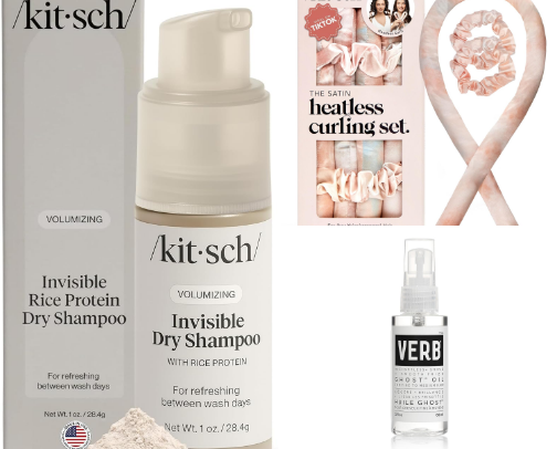 hair products, accessories & tools that i’m gatekeeping….just kidding😊 cover photo collage