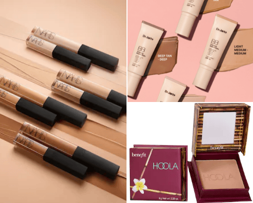 no makeup-makeup look cover photo collage